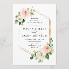 Invitaciones a la boda, floral, elegante, clásico