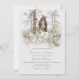 Invitaciones a la boda forestal de Woodland Waterc