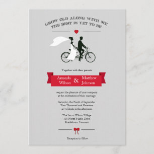 Invitaciones a la Boda Gris y a la Boda Roja