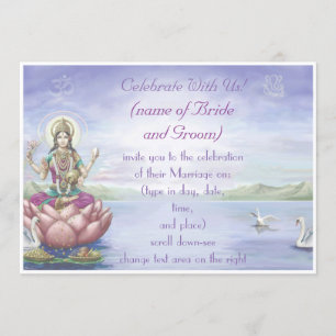 Invitaciones a la boda hindú - personalizar