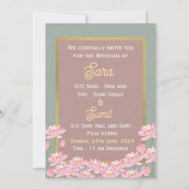 Invitaciones a la boda india