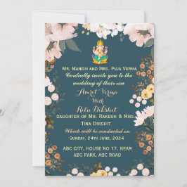 Invitaciones a la boda india