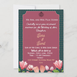 Invitaciones a la boda india