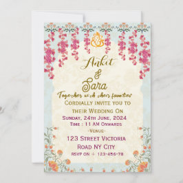 Invitaciones a la boda india