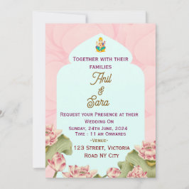 Invitaciones a la boda india