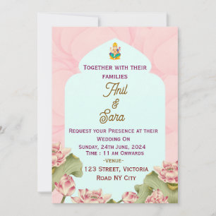 Invitaciones a la boda india