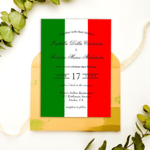 Invitaciones a la boda italiana