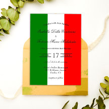 Invitaciones a la boda italiana