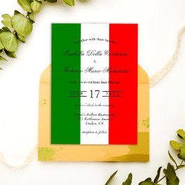 Invitaciones a la boda italiana