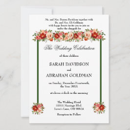 Invitaciones a la boda judía tradicional