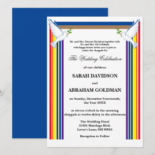 Invitaciones a la boda judía tradicional - Arca
