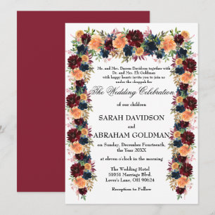 Invitaciones a la boda judía tradicional - Vino de