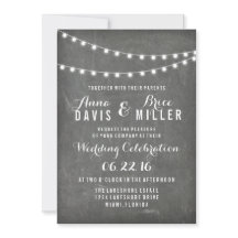 Invitaciones a la boda ligera de cadenas de verano