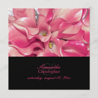 Invitaciones a la boda/lirio rosado de PixDezines
