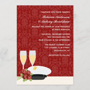 Invitaciones a la boda militar