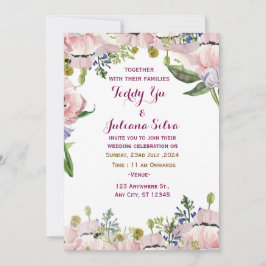 Invitaciones a la boda moderna