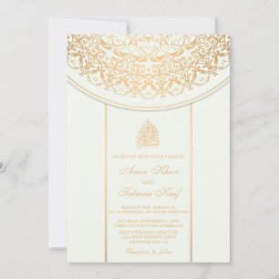 invitaciones a la boda musulmana de Bismillah dora