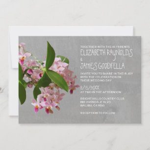 Invitaciones a la boda Orquídea Falenopsis
