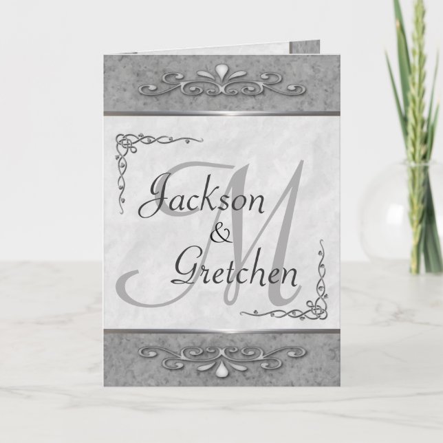Invitaciones a la boda por orden de personalizable (Anverso)