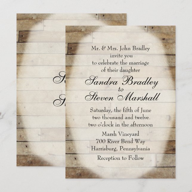 Invitaciones a la boda por países (Anverso / Reverso)