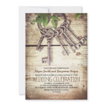 Invitaciones a la boda rústica de Claves de Esquel