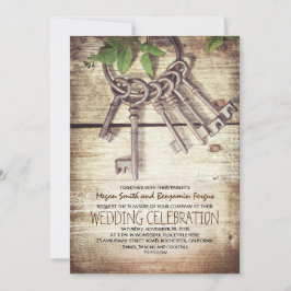 Invitaciones a la boda rústica de Claves de Esquel