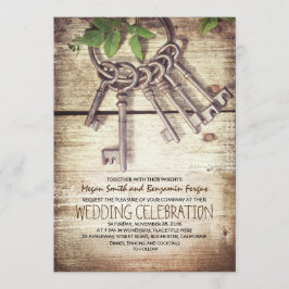 Invitaciones a la boda rústica de Claves de Esquel