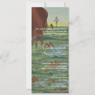 Invitaciones a la boda sincera de caballos