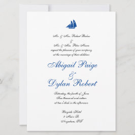 Invitaciones a la boda "Sobre el mar"