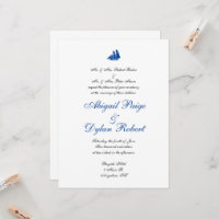 Invitaciones a la boda "Sobre el mar"