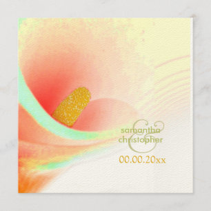 Invitaciones a la boda y a la fiesta de Calla pint