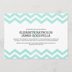 Invitaciones a la boda zigzag