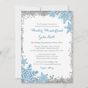Invitaciones a la Bola de Gala Winter Wonderland
