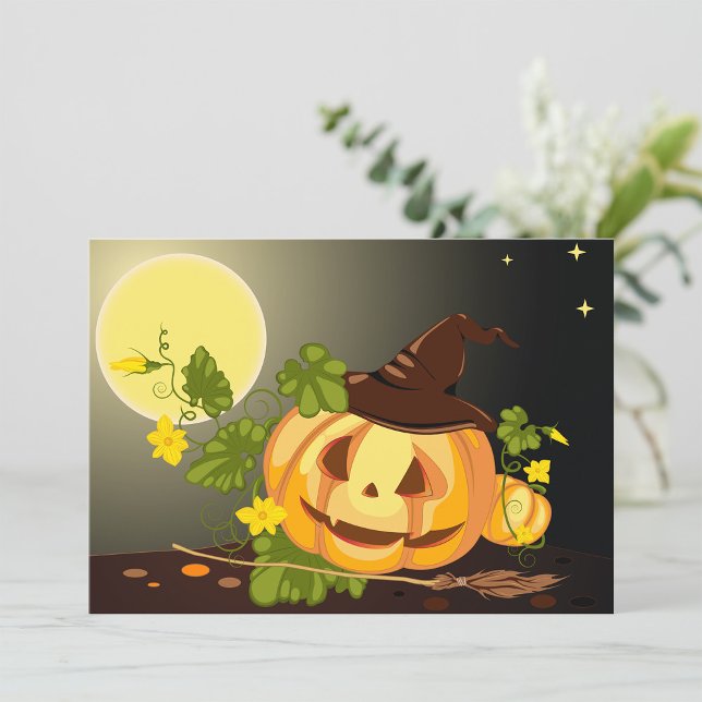 Invitaciones a la bruja de calabaza (Subido por el creador)