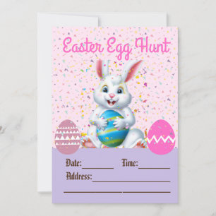 Invitaciones a la cacería de huevos de Pascua