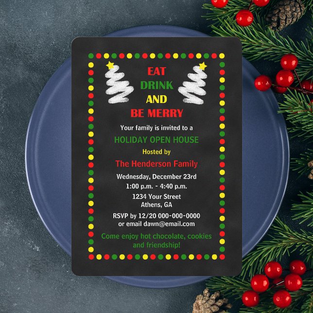 Invitaciones a la Casa Abierta para navidades (Subido por el creador)
