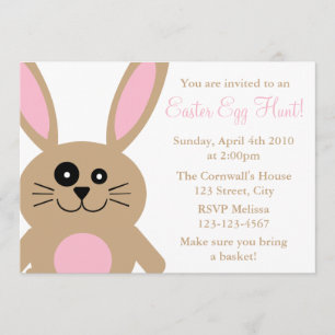 Invitaciones a la caza de huevos de pascua de cone