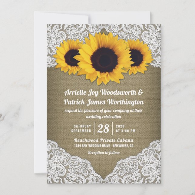 Invitaciones a la celebración de la boda de los gi (Anverso)