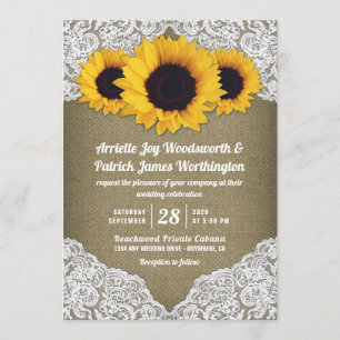 Invitaciones a la celebración de la boda de los gi
