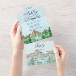 Invitaciones a la celebración de una boda en Mount