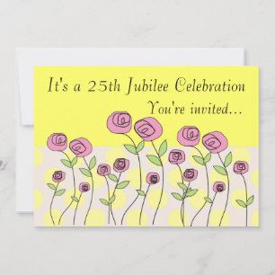 Invitaciones a la celebración del 25° aniversario 