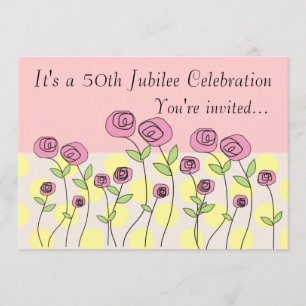 Invitaciones a la celebración del 50 aniversario d