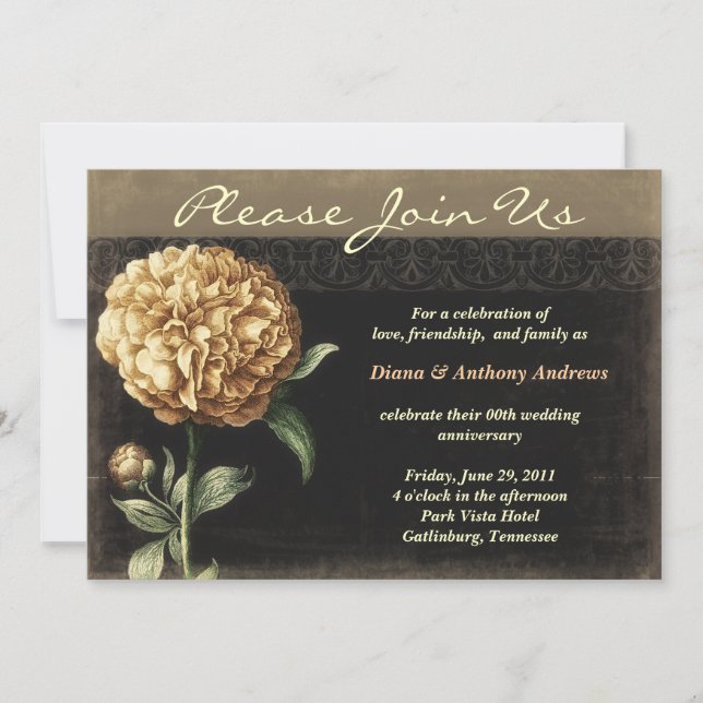 Invitaciones a la celebración del aniversario del  (Anverso)