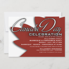 Invitaciones a la celebración del Día de Canadá