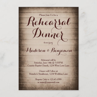 Invitaciones a la cena a partir de viejos ensayos