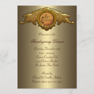Invitaciones a la cena de Acción de Gracias