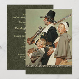 Invitaciones a la cena de Acción de Gracias de la