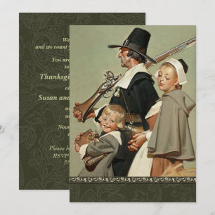 Invitaciones a la cena de Acción de Gracias de la 