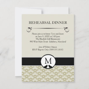 Invitaciones a la cena de Boda de Lovebirds