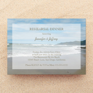 Invitaciones a la cena de ensayo